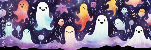 halloween ghost background