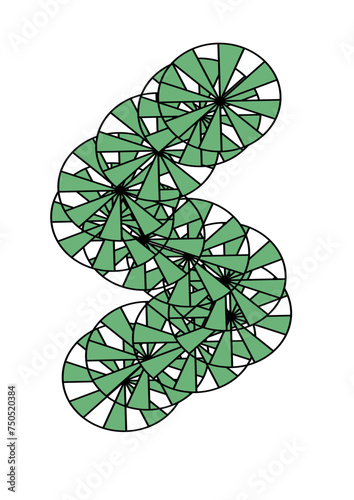 Logo vert spîrale