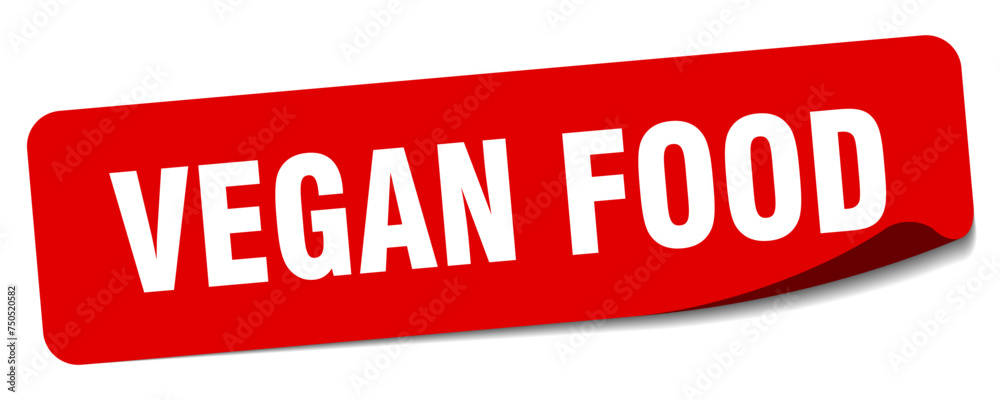vegan food sticker. vegan food label vegan food sticker. vegan food label