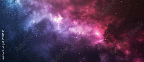 Cosmic nebula, a dreamscape of stars and interstellar clouds of color.