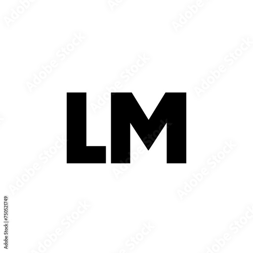 Free Download Letter L and M, LM logo design template. Minimal monogram initial based logotype. - GFXLoad