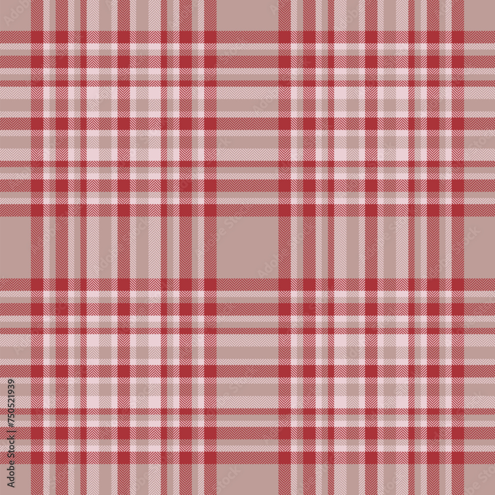 Plaid seamless pattern in red. Check fabric texture. Vector textile print. Plaid seamless pattern in red. Check fabric texture. Vector textile print.