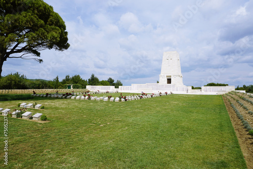 Obraz na płótnie Lone Pine Cemetery and Memorial to the missing, Anzac Cove, Gallipoli