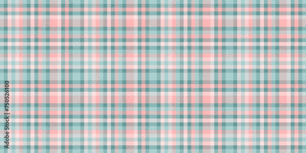 Dimensional textile background check, cool fabric tartan pattern. Shirt seamless vector texture plaid in light and teal colors. Dimensional textile background check, cool fabric tartan pattern. Shirt seamless vector texture plaid in light and teal colors.