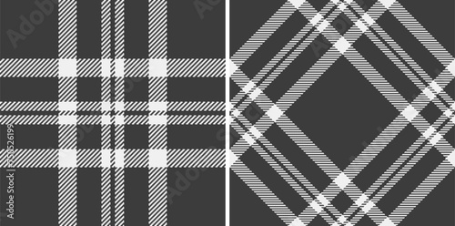 Tartan textile pattern of fabric vector texture with a check background plaid seamless.