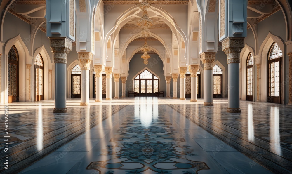 mosque mihrab. Ramadan background