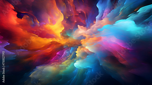 Abstract fractal. Fractal art background for creative design. Decoration for wallpaper