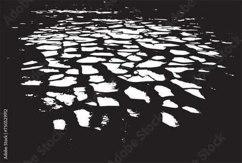 Cracked earth grungy background texture