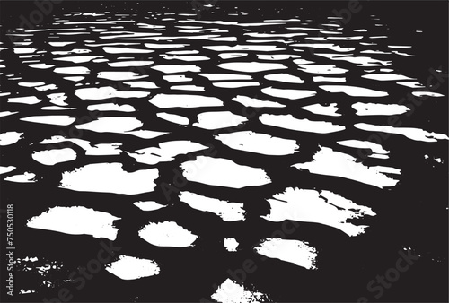 Cracked earth grungy background texture