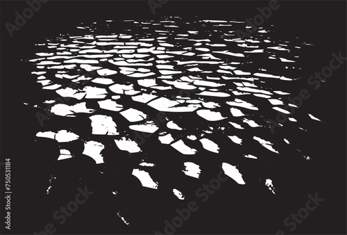 Cracked earth grungy background texture