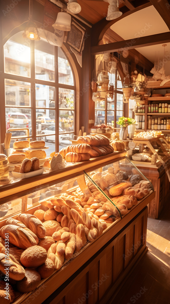 The Charmed Ambiance of a Traditional Bakery: An Inside View of Bakers and Freshly-Baked Pastries