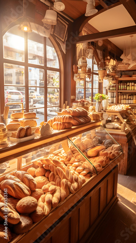 The Charmed Ambiance of a Traditional Bakery: An Inside View of Bakers and Freshly-Baked Pastries