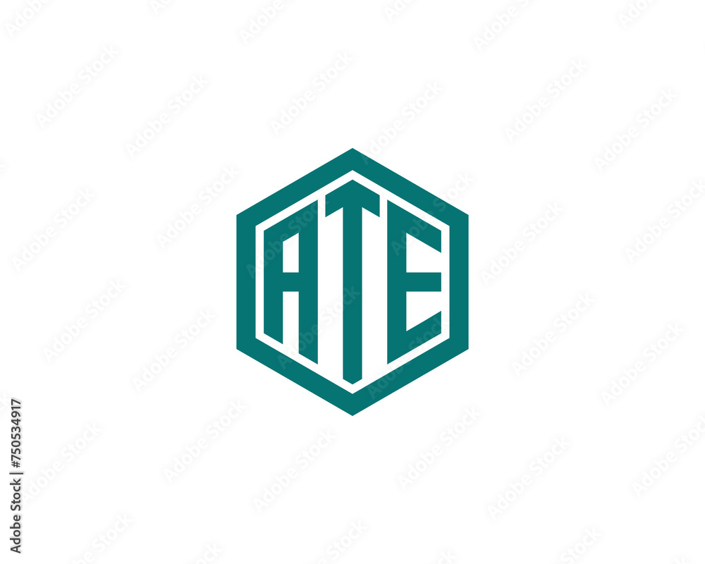 ATE logo design vector template ATE logo design vector template