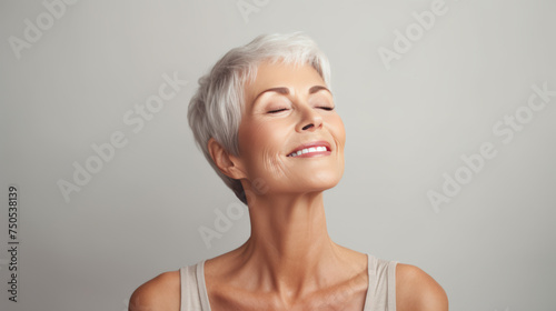Senior Woman s Serene Beauty Ritual