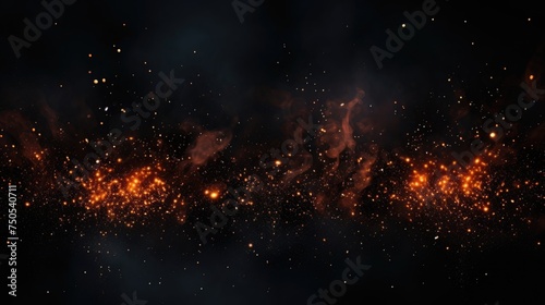 abstract background. explosion of fire, Fire spark overlay with smoke and flame background. grill heat glow isolated vector. orange sparkle abstract illustration. Hell bonfire fiery with hot cinder