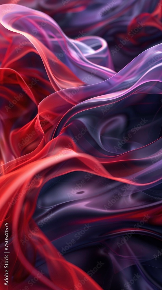 Stories vertical abstract background. Dark violet and light red waves. Stories vertical abstract background. Dark violet and light red waves.