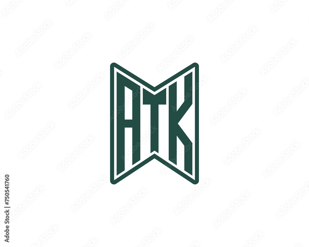ATK logo design vector template ATK logo design vector template