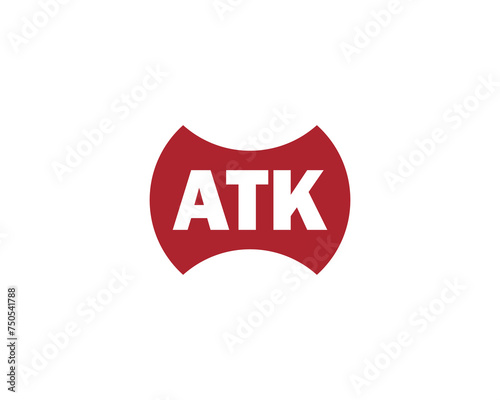 ATK logo design vector template photo