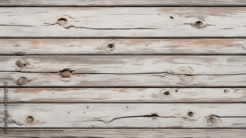 Weathered, whitewashed coastal wooden plank texture. photo