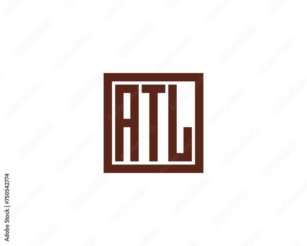 ATL logo design vector template