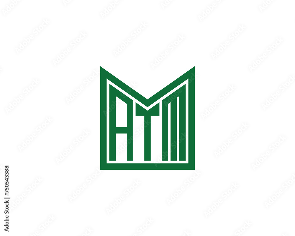 ATM logo design vector template ATM logo design vector template