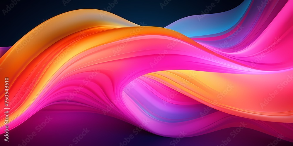 Energetic bursts of neon pink and yellow in a lively 3D wave display. Energetic bursts of neon pink and yellow in a lively 3D wave display.
