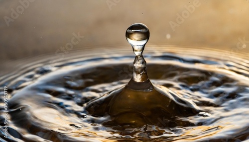 viscouse drop of water