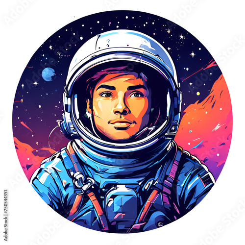 astronaut in space