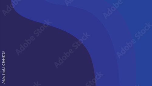 Blue paper cut background vector image design for backdrop or presentation