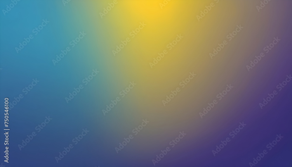 abstract blue and yellow gradient color background, vector illustration