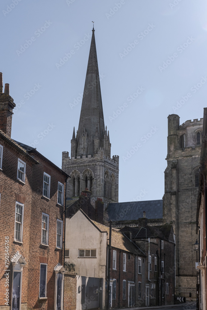 Chichester cathedral, West Sussex, UK March 2024
