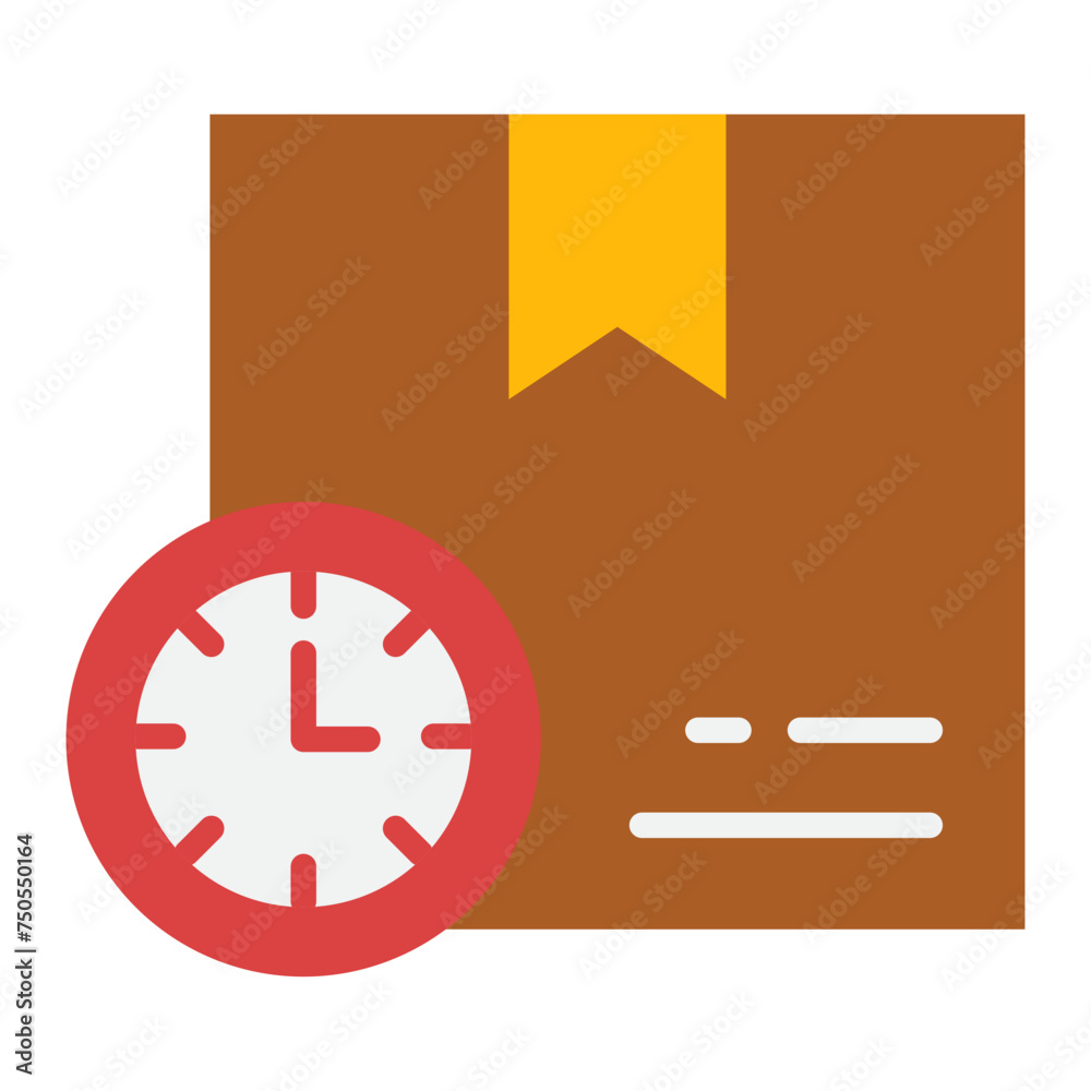 Fototapeta premium On Time Delivery Icon