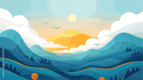 Background Flat vector