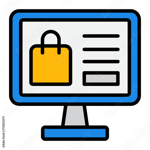 Online Shop Sticker