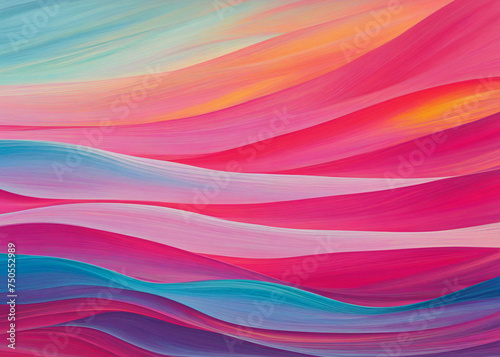 Wave whirl rainbow pastel rough texture.