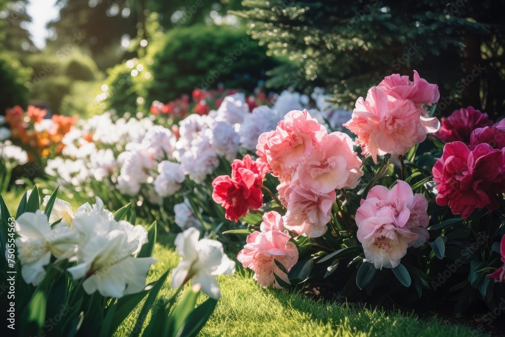 Whispers of Spring: Daffodils Basking in Soft Sunlight Amidst Green Blades - Generative AI Whispers of Spring: Daffodils Basking in Soft Sunlight Amidst Green Blades - Generative AI