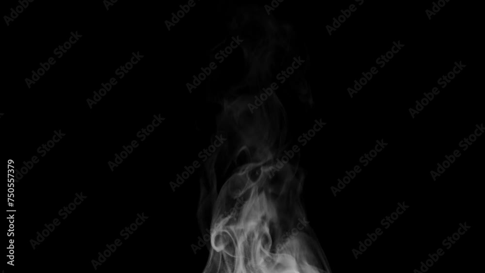 Steam on a black background. Steam from a Freshly Prepared Dish. White Steam rises from a large pot that is behind the scenes. Steam on a black background. Steam from a Freshly Prepared Dish. White Steam rises from a large pot that is behind the scenes.