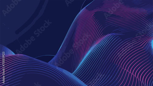 Dark BLUE vector texture with colored lines. Modern g