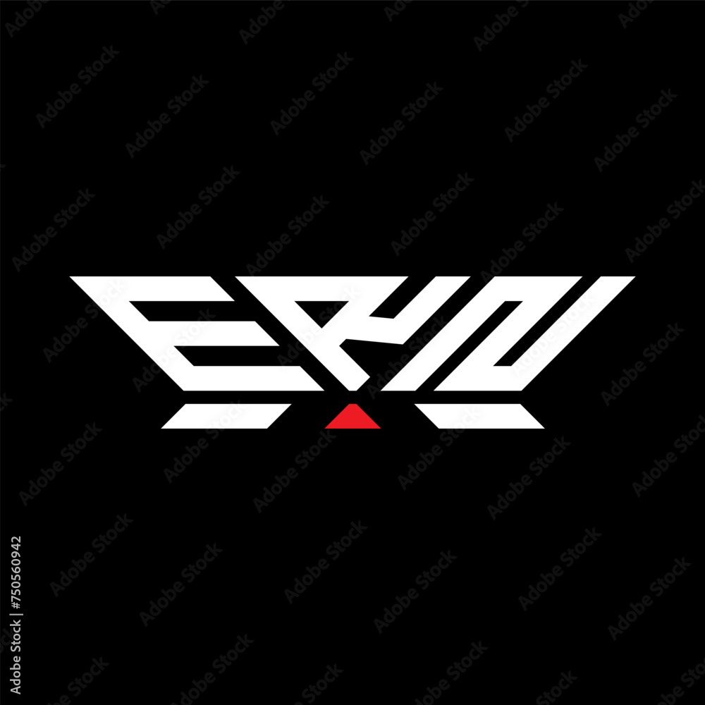 ERN letter logo vector design, ERN simple and modern logo. ERN luxurious alphabet design  