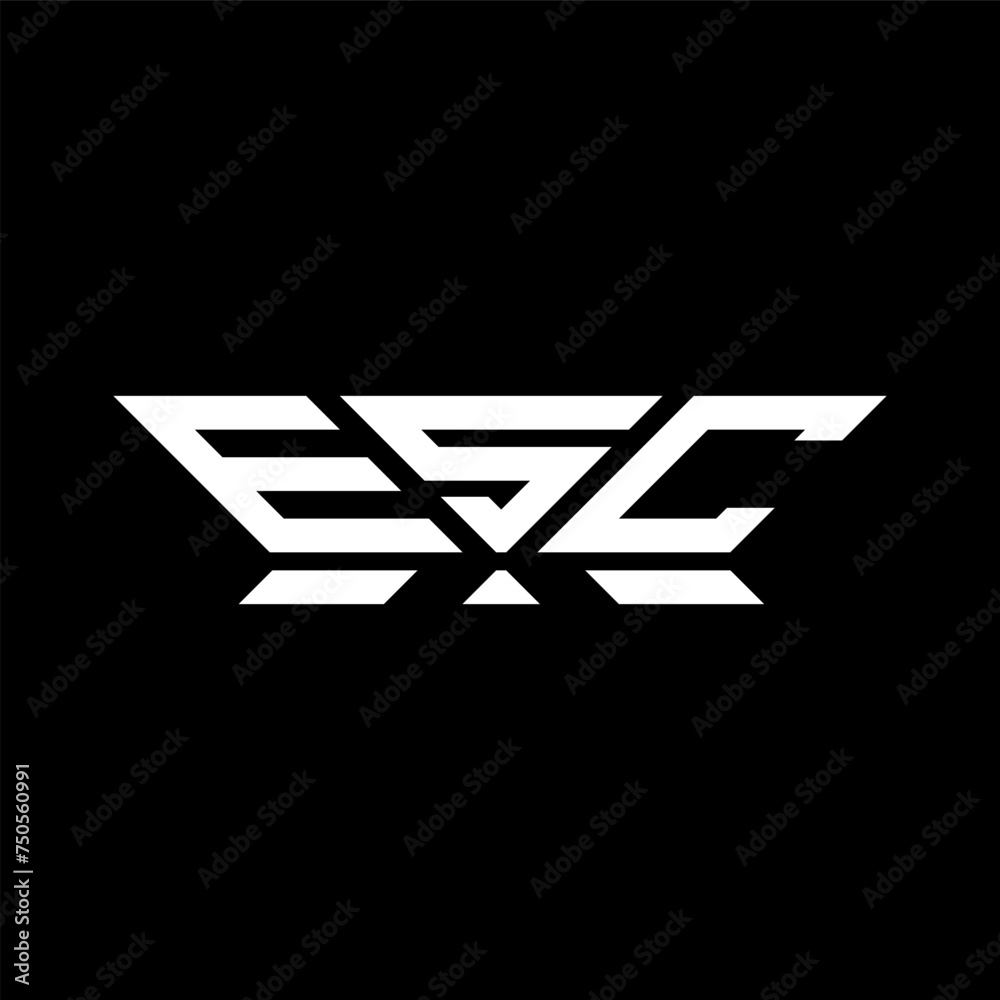 ESC letter logo vector design, ESC simple and modern logo. ESC luxurious alphabet design ESC letter logo vector design, ESC simple and modern logo. ESC luxurious alphabet design