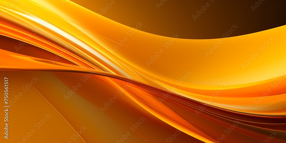 Electric yellow and orange 3D waves with a glossy finish, radiating warmth as they reflect the surrounding light. Electric yellow and orange 3D waves with a glossy finish, radiating warmth as they reflect the surrounding light.