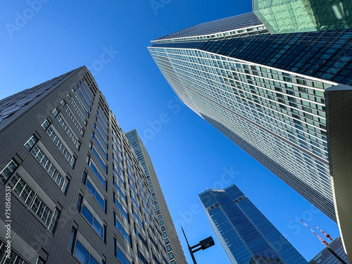 Modern Office Buildings, Japan Skyscrapers In The City