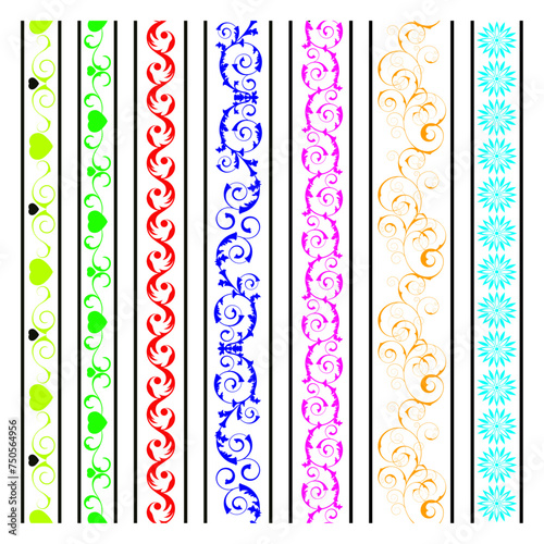 Vector monochrome seamless Kazakh national ornament. Ethnic pattern of the nomadic peoples of the great steppe, the Turks. Border, frame Mongols, Kyrgyz, Buryats, Kalmyks.
By #@MD KAWSER