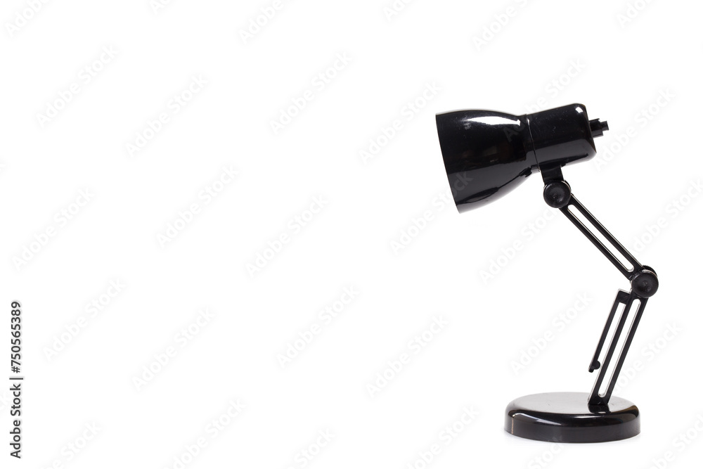 small lamp with led lights use battery on white background. small lamp with led lights use battery on white background.