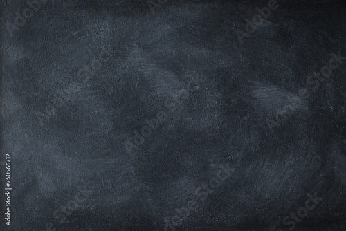 Abstract Chalk rubbed out on blackboard for background. texture for add text or graphic design. Education concepts back to school. photo