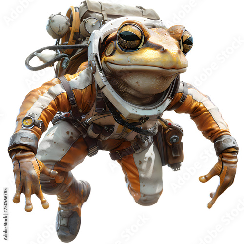 Astronaut Frog Clipart