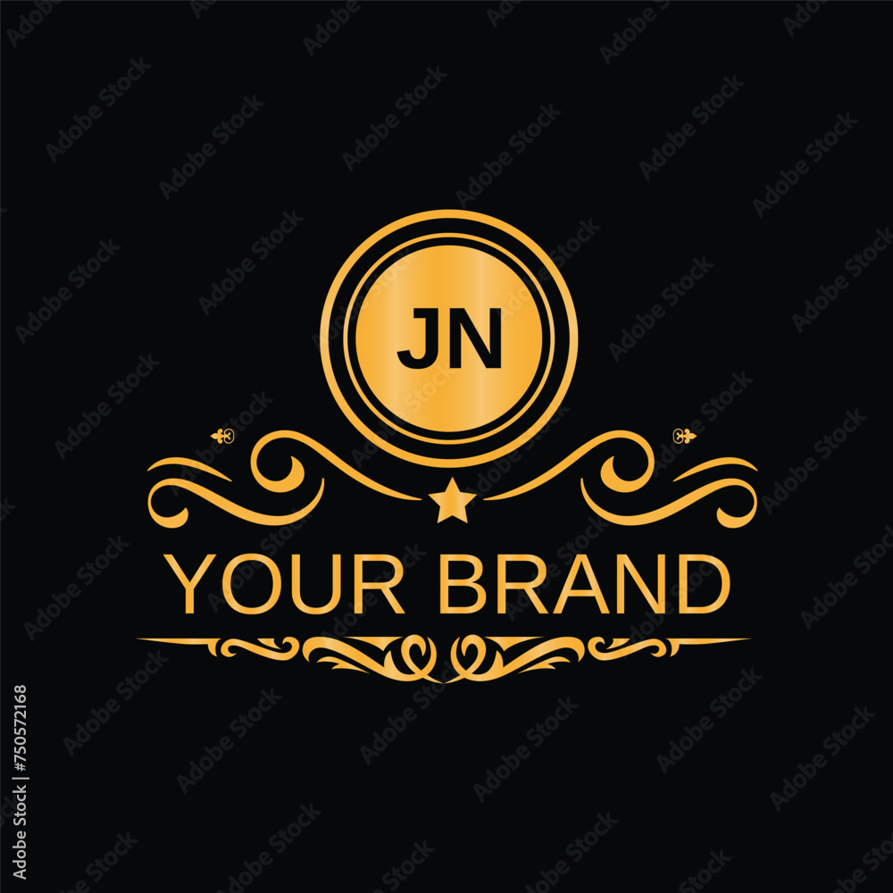 Fototapeta premium Creative logo design with abstract shape