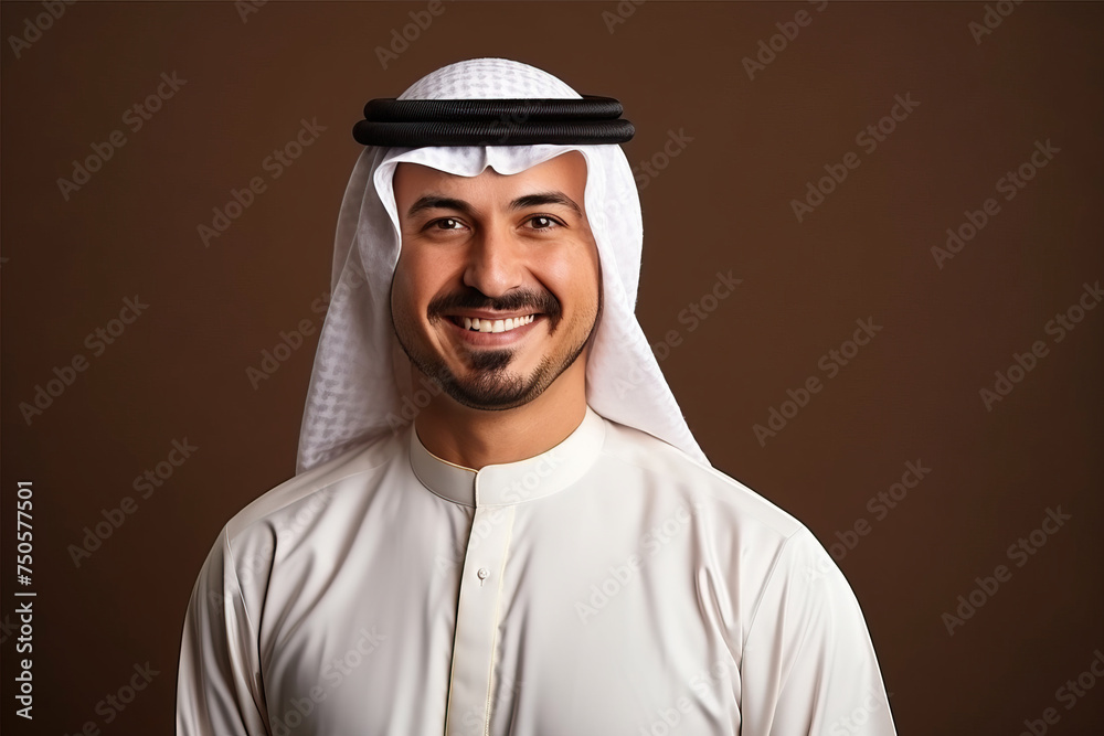 A man with facial hair in a keffiyeh, smiling with a beard and happy expression A man with facial hair in a keffiyeh, smiling with a beard and happy expression