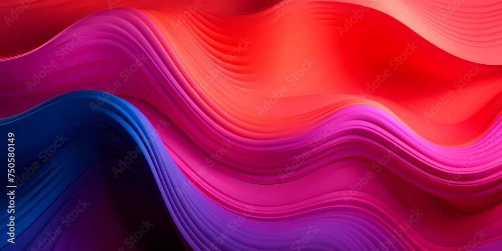 Neon pink and orange 3D waves creating a bold and striking visual impact. Neon pink and orange 3D waves creating a bold and striking visual impact.