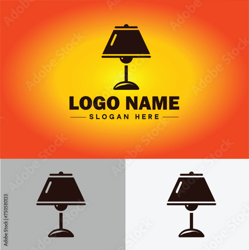 Lamp Logo bulb Light icon Company brand business logo template editable vector